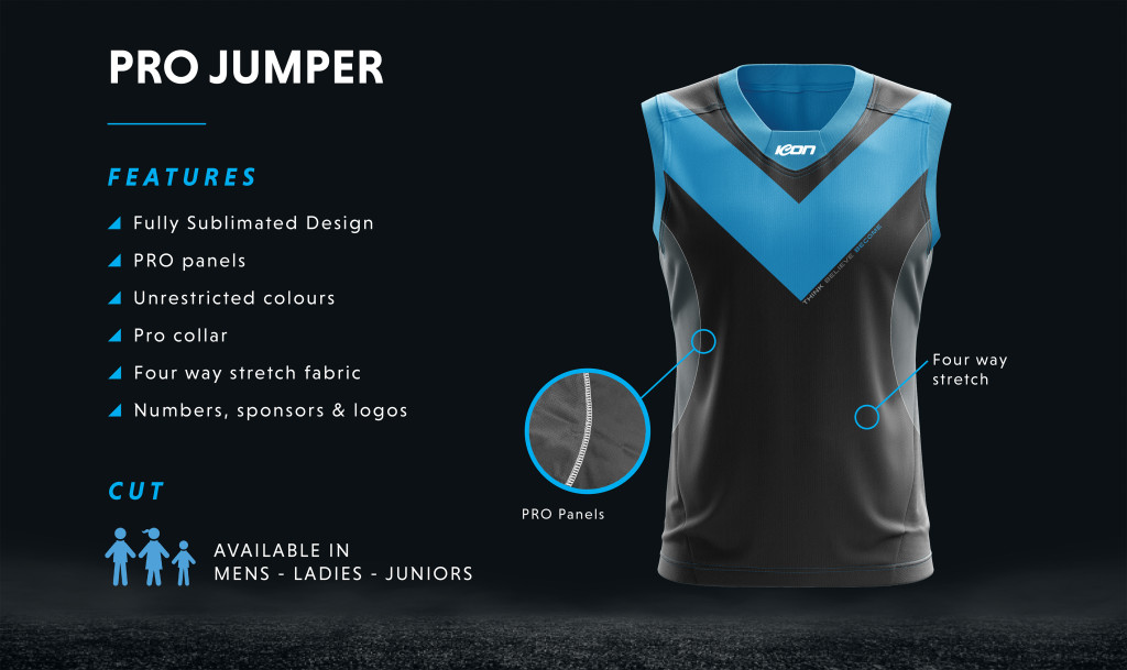 ICON Pro AFL jumper product visual
